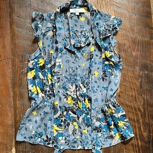 LOFT floral blouse
